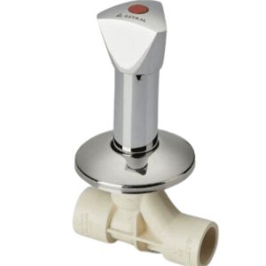 CONCEALED VALVE SWEPT TYPE (CHROME PLATED) (TRIANGLE)