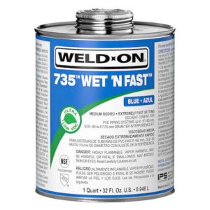 uPVC 735 MEDIUM BODIED (Suitable for Repair Joint for Fast Set & Cure for all sizes & types)