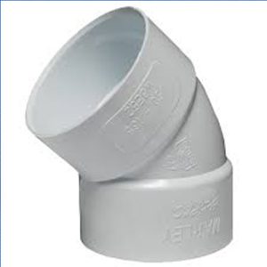 REDUCER BEND 45° WITH 50 MM VENT