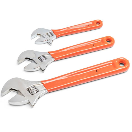 ADJUSTABLE WRENCHESWITH SOFT GRIP