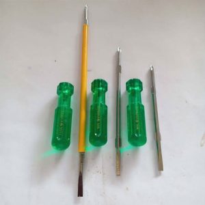 "HEXAGONAL SCREW DRIVER WITH INSULATION & OPAQUE HANDLE (TWO IN ONE)"