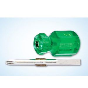TWO IN ONE STUBBY SCREW DRIVER