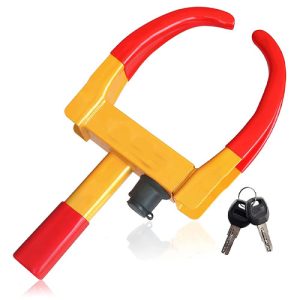 Wheel locks and parking locks