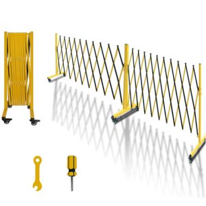 Plastic expandable barrier