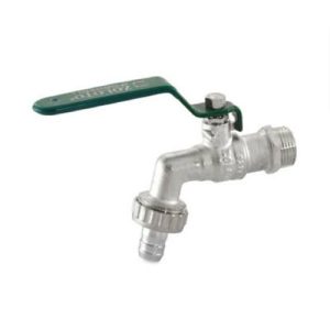 Forged Brass Ball Bib Cock with Hose Union (Chrome Plated)