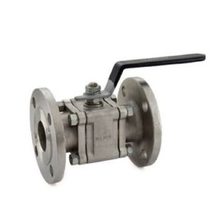 Stainless Steel CF8M (S.S 316) Three Piece Design Ball Valve, Class-150 (Flanged)