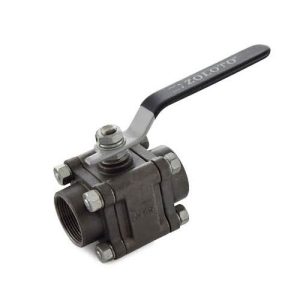 Cast Steel Three Piece Design Ball Valve, Class-150 (Screwed)